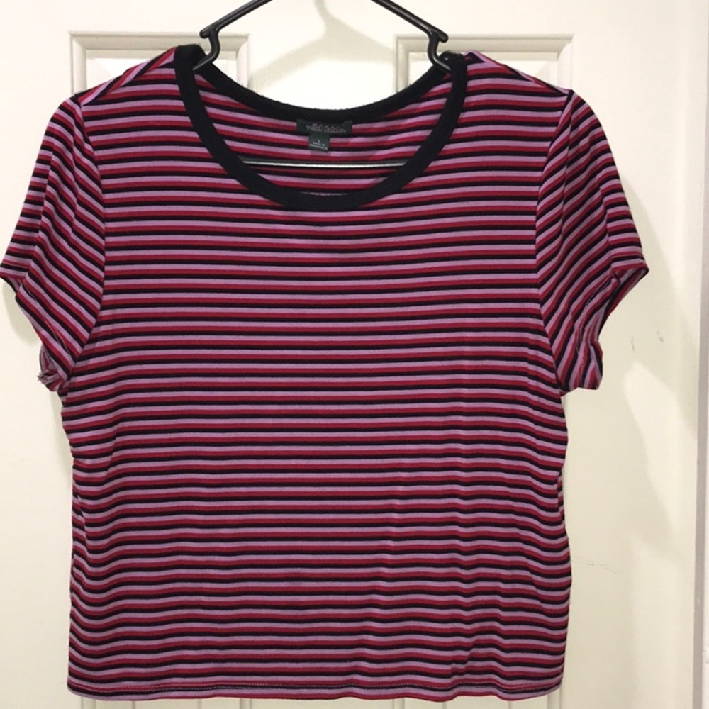Striped crop top